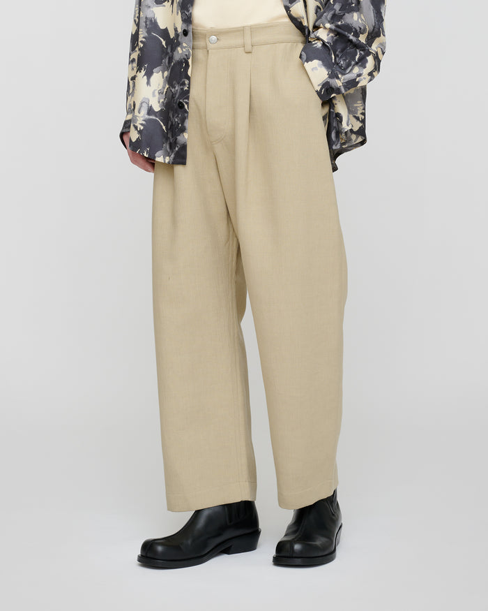Roldan - Trousers - Sand