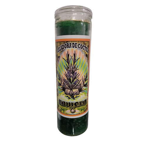 Romero Veladora Preparada / Rosemary Prepared Candle