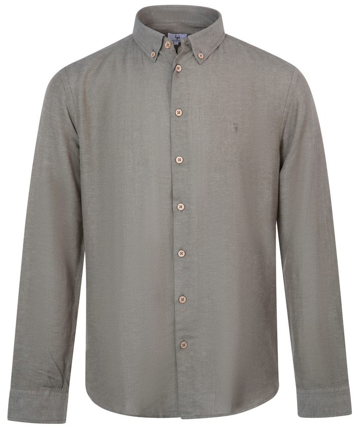 Urban Pioneers Male Ronan Shirt SHIRT BURNT OLIVE