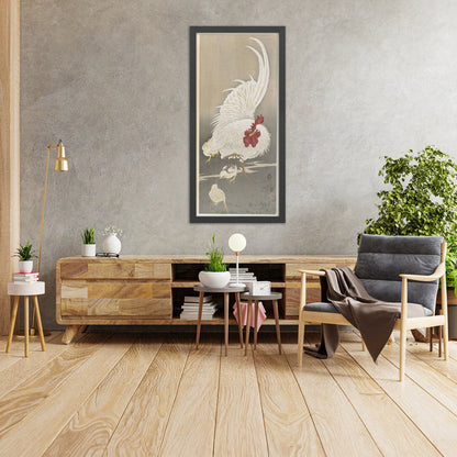 A framed image of