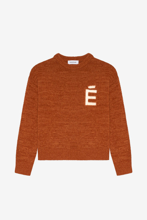 ETUDES STUDIO ROUND NECK SWEATER E CAMEL 1