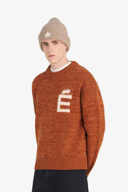 ETUDES STUDIO ROUND NECK SWEATER E CAMEL 2