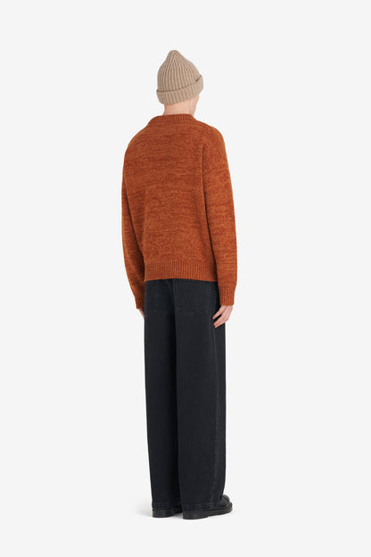 ETUDES STUDIO ROUND NECK SWEATER E CAMEL 4