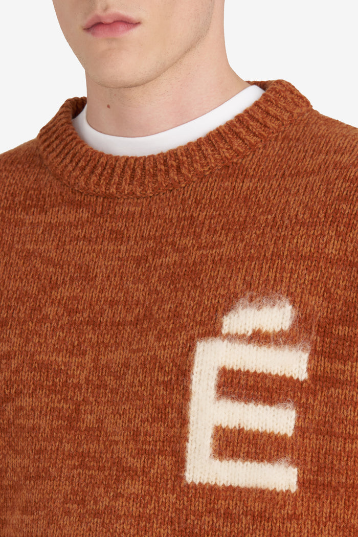 ETUDES STUDIO ROUND NECK SWEATER E CAMEL 5