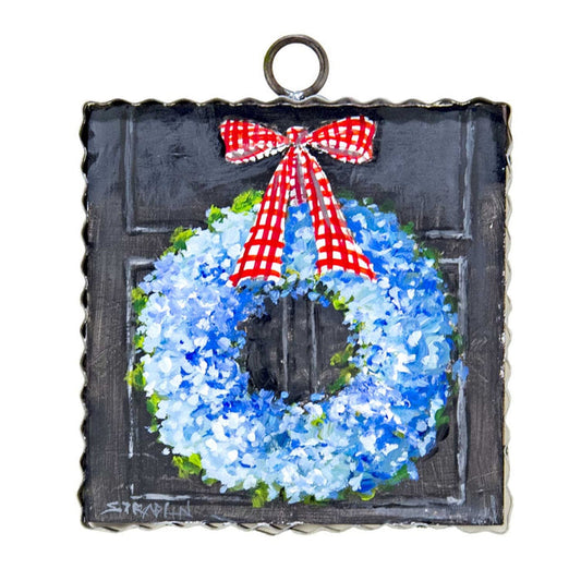 Round Top Print Mini All American Wreath