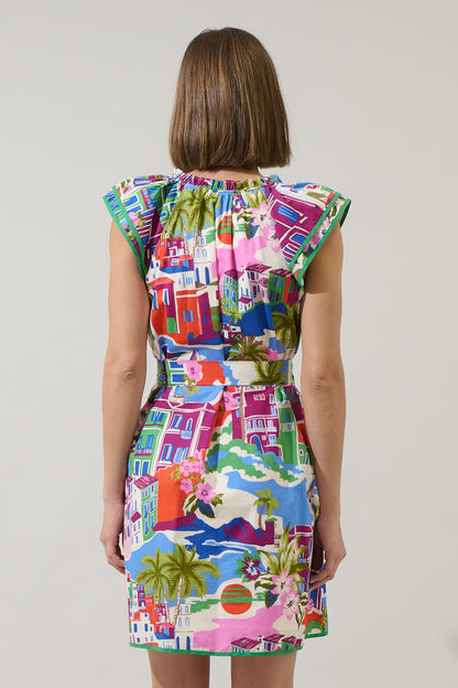 Rumi Town Olera Ruffle Mini Dress