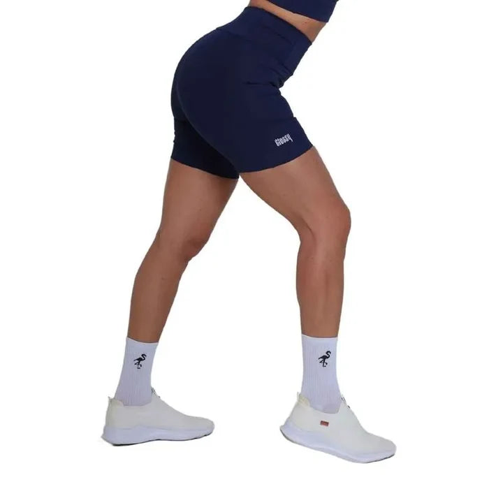 Running Pulse Short in Navy | Glossy
