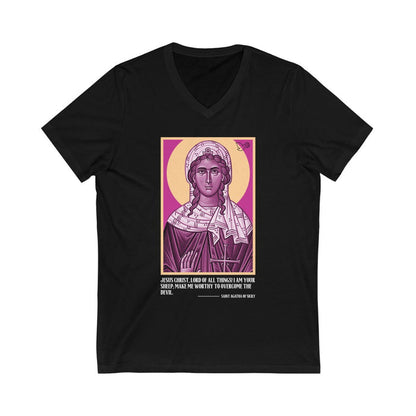 Saint Agatha Unisex V-Neck