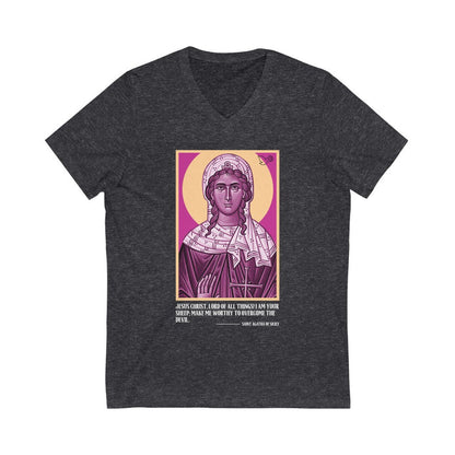 Saint Agatha Unisex V-Neck