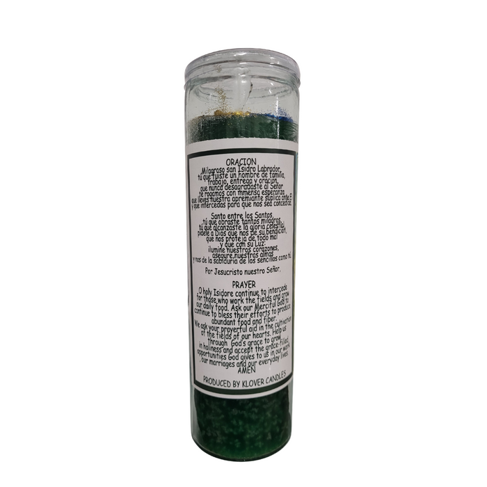 San Isidro  Labrador Veladora Preparada / San Isidro Labrador Prepared Candle