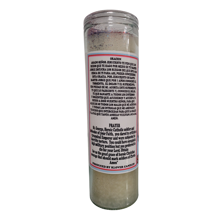San Jorge Veladora Preparada / St. George Prepared Candle