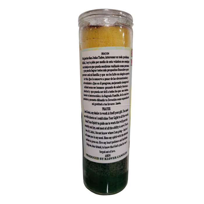 San Judas Para El Trabajo Veladora Preparada / St. Jude For Employment Prepared Candle