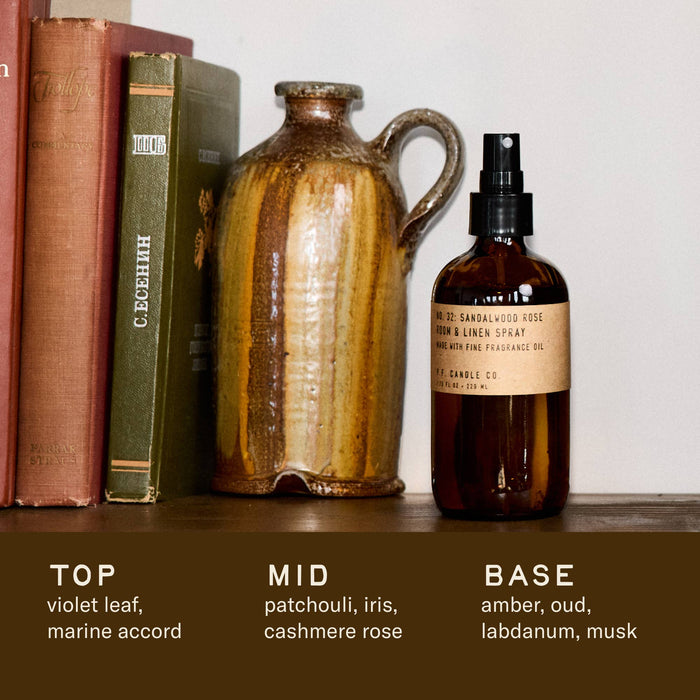 Sandalwood Rose - 7.75 fl oz Room & Linen Spray: 7.75 oz