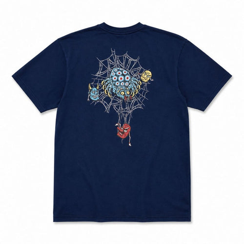 Santa Cruz Dressen Spider T-Shirt Midnight Blue