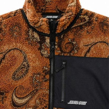 Santa Cruz Out Freestyle Jacket Rust Paisley
