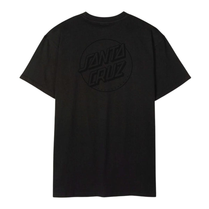 Santa Cruz Tonal Opus Dot Stripe T-Shirt Black