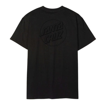 Santa Cruz Tonal Opus Dot Stripe T-Shirt Black