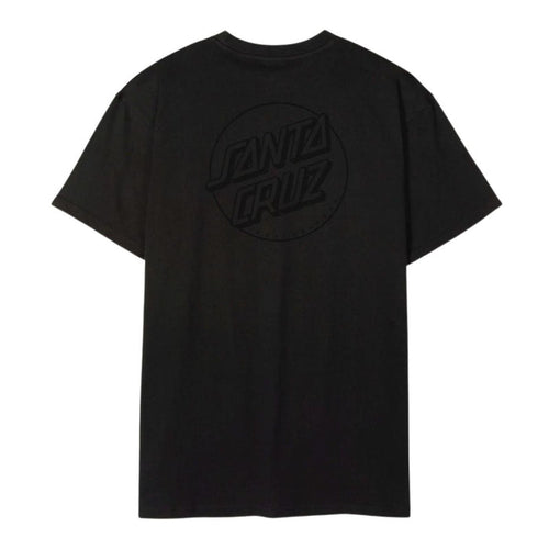 Santa Cruz Tonal Opus Dot Stripe T-Shirt Black