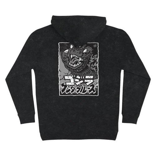 Santa Cruz X Godzilla Hand Hoodie Black