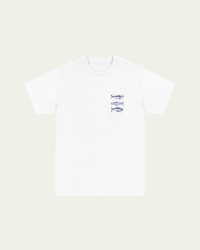 SARDINES WHITE TEE