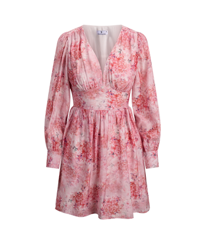 PINK FLOWER AOP / XS