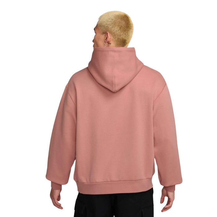 Nike SB Fleece Skateboard Hoodie Red Stardust/White