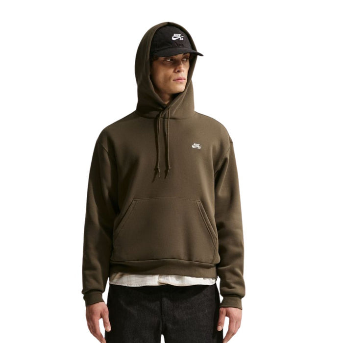 Nike SB Fleece Skateboard Hoodie Tobacco Brown