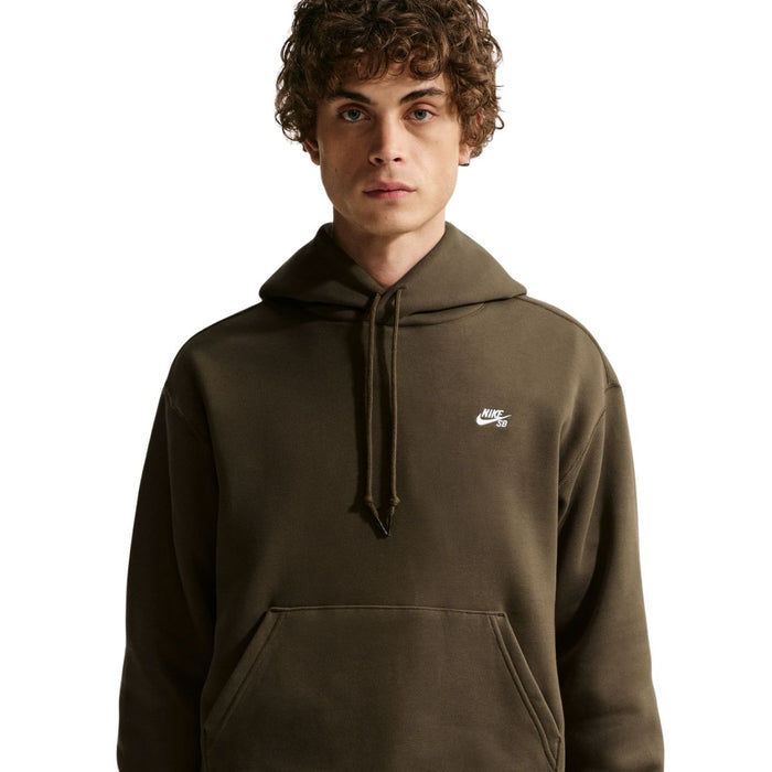 Nike SB Fleece Skateboard Hoodie Tobacco Brown