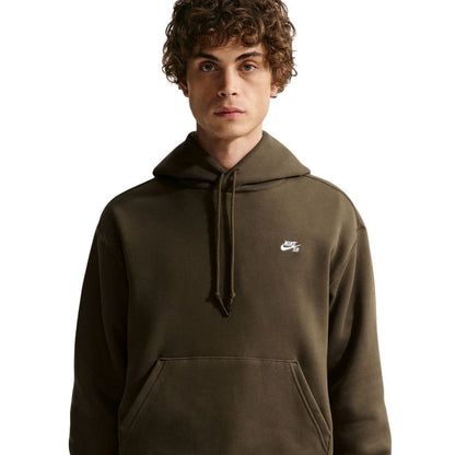 Nike SB Fleece Skateboard Hoodie Tobacco Brown