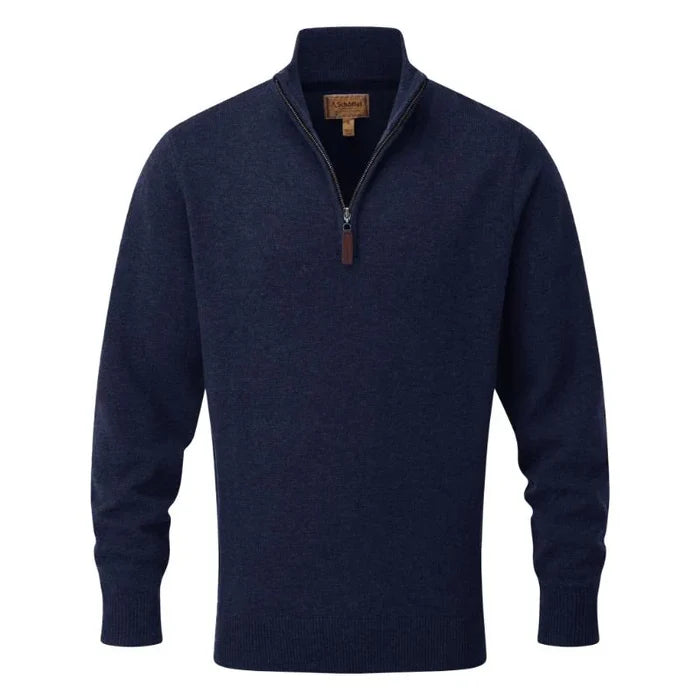 Schoffel Lewis Lambswool 1/4 Zip Jumper
