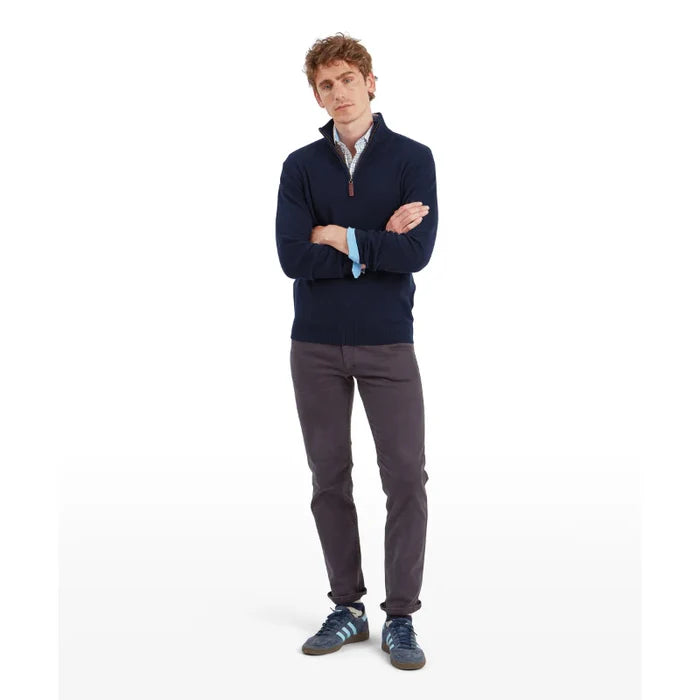 Schoffel Lewis Lambswool 1/4 Zip Jumper