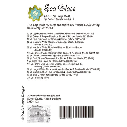 Sea Glass Quilt Pattern