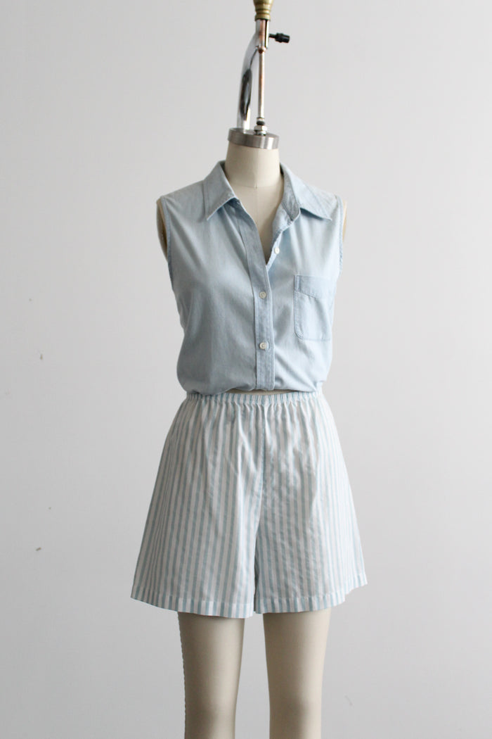 seaglass stripe shorts