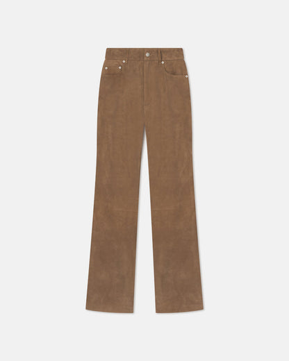 Seldes - Suede pants - Brown