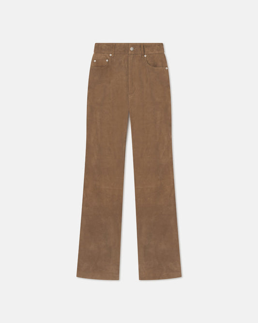 Seldes - Suede pants - Brown