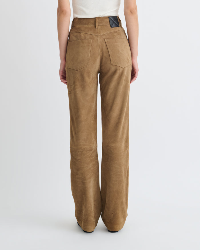 Seldes - Suede pants - Brown