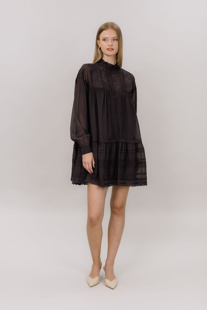 Urban Pioneers Female Selestina Dress DRESS ESPRESSO