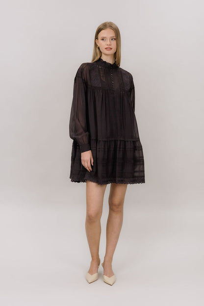 Urban Pioneers Female Selestina Dress DRESS ESPRESSO