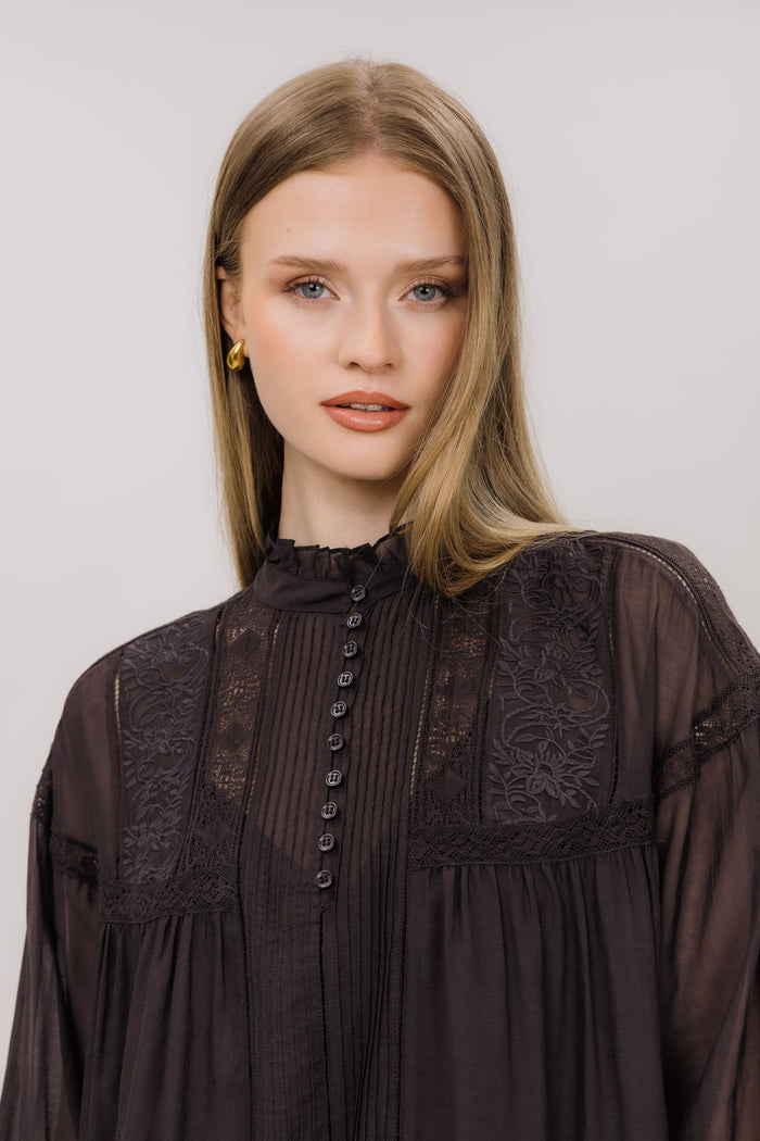 Urban Pioneers Female Selestina Dress DRESS ESPRESSO