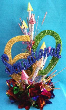 Sensational 60 Anniversary Centerpiece