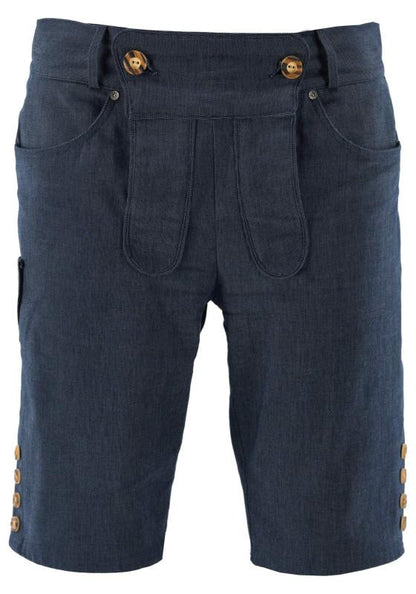Sepp — Trachten Bermuda Textile Short, Navy
