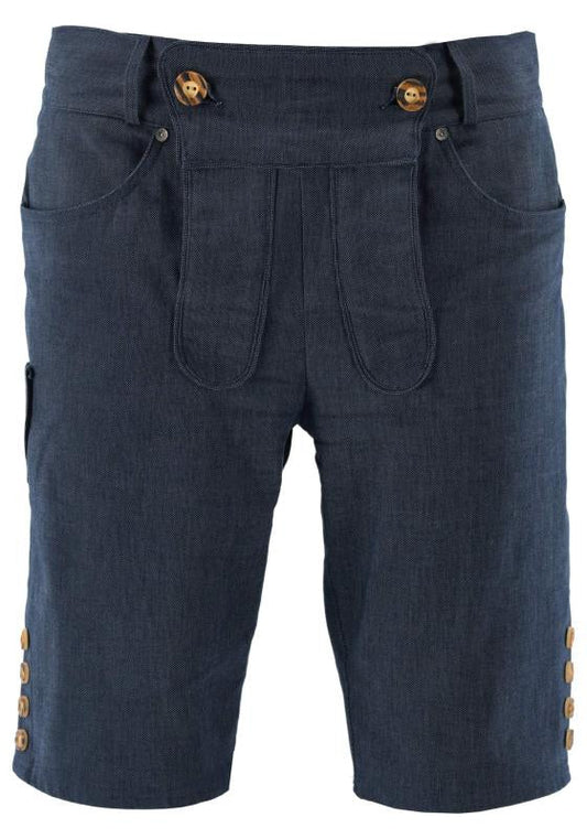 Sepp — Trachten Bermuda Textile Short, Navy