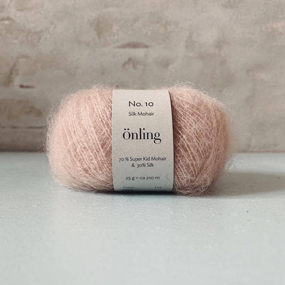 September sweater from PetiteKnit, Silk mohair knitting kit