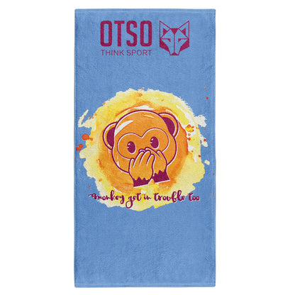 Serviette microfibre -Emoji Monkey See