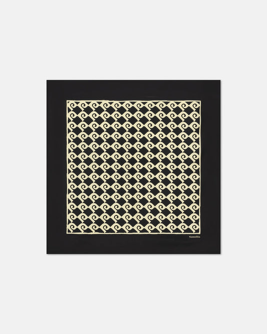 Shoul - Silk scarf - Diamond Check
