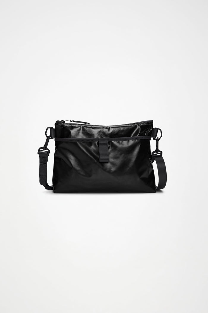 RAINS Sibu Musette Bag Black 2.60L H21 x D3.50 x W30 cm Crossbody