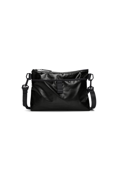 RAINS Sibu Musette Bag Black 2.60L H21 x D3.50 x W30 cm Crossbody