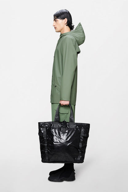 RAINS Sibu Shopper Bag Black 43L H42 x D20 x W59 cm Tote