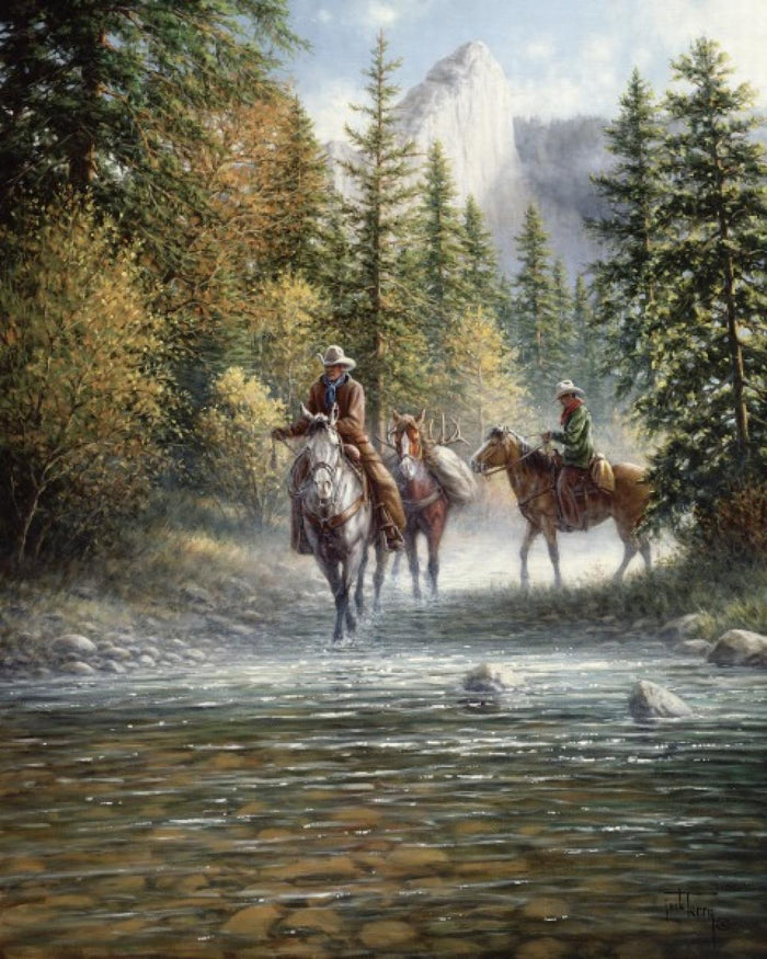 Sierra Sunrise California Mountains Western Artwork by Jack Terry Artist