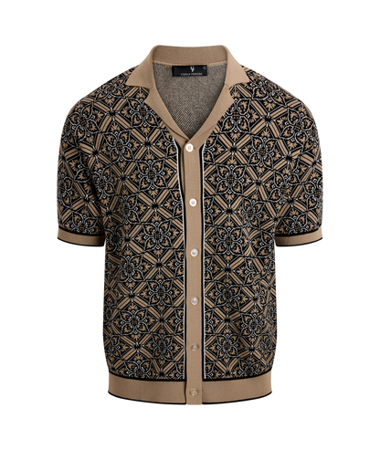 Urban Pioneers Male Silvio SS Shirt SS SHIRT SAND